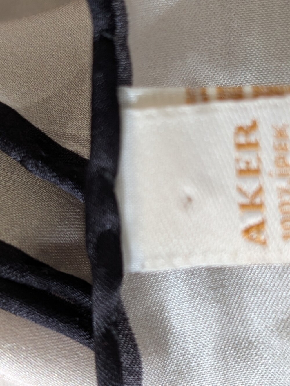 Large Silk Aker Scarf In Silver & Black . Very Chic! - Picture 9 of 11